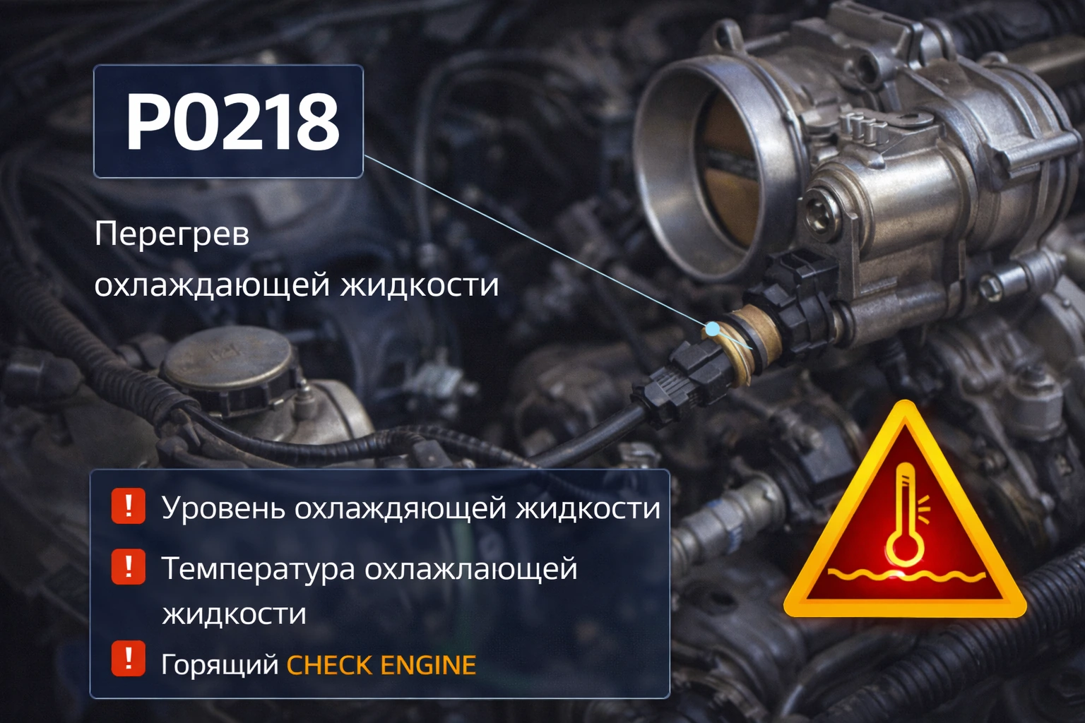 Ошибка P0218 — перегрев коробки передач: когда трансмиссия уже выходит из комфортного режима и масло в ней начинает работать на пределе