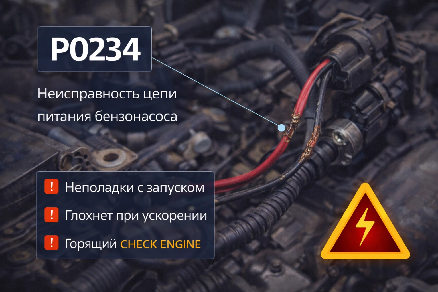 Ошибка P0234 — превышение давления наддува: когда турбина или её управление начинают дуть больше, чем допустимо, и блок спешит защитить мотор